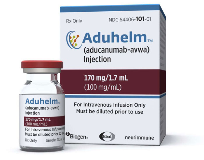 用以治疗阿尔茨海默氏病的新药“阿杜海姆”。