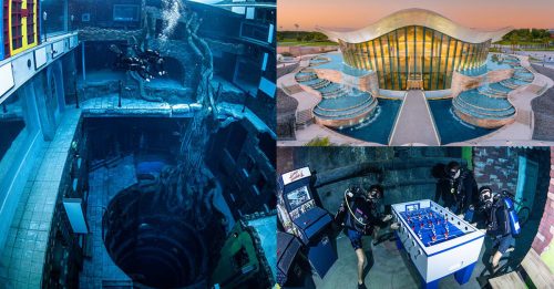 60公尺水底城市开幕 深潜池创世界纪录