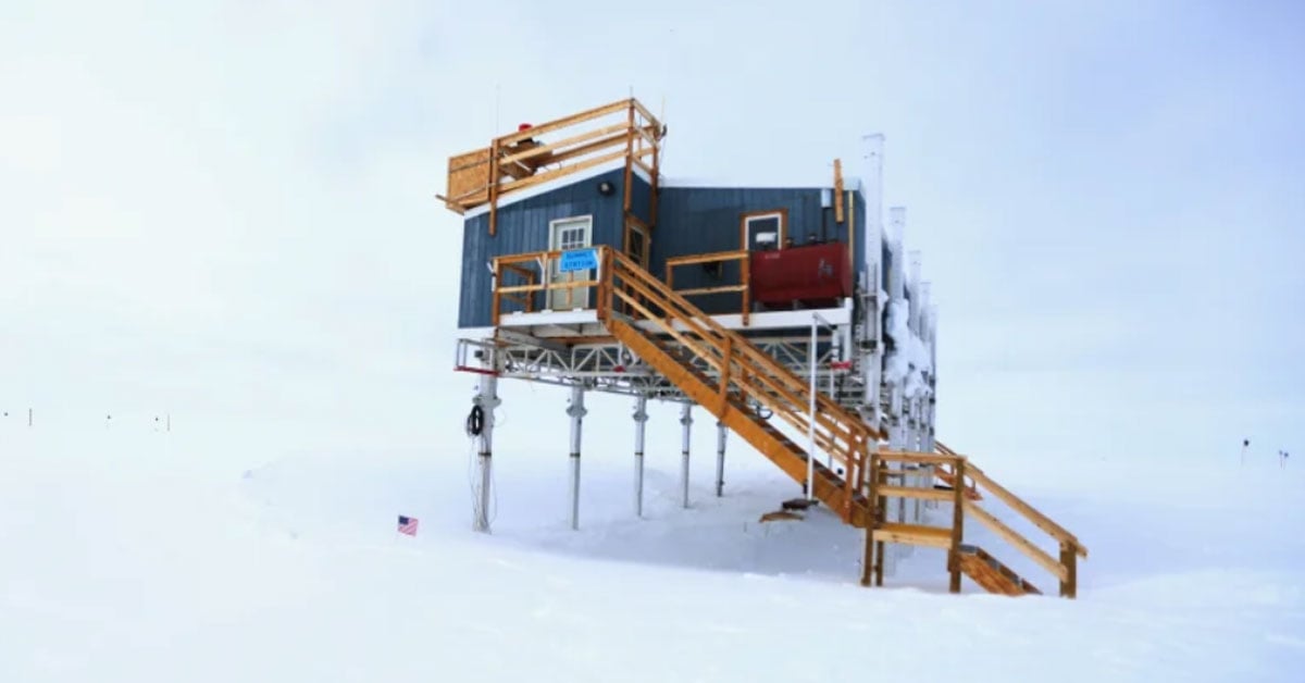 格陵兰冰盖的观测站，甚至都没有测量雨量的相关仪器。