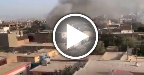 ◤喀布尔机场爆炸◢ 喀布尔机场 又传爆炸声