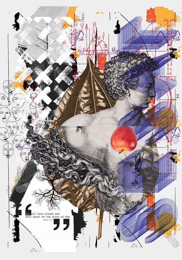 刘道辉的《The Fallen World》 海报在今年的韩国BI国际海报艺术双年展展出。