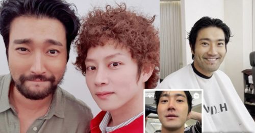 始源剃须 希澈：毛人不要走