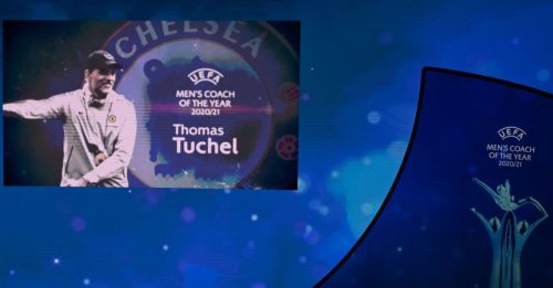 图赫尔当选最佳教练 若日尼奥欧足总最佳球员