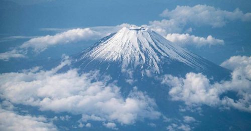 富士山“初冠雪” 比去年早2天