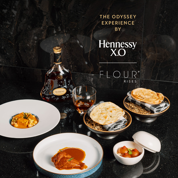 以正宗印度餐为理念的Flour，以带有辛辣味的印度餐配搭Hennessy X.O。