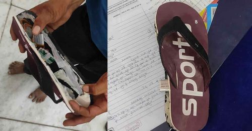 穿3万蓝牙拖鞋作弊 印度10考生被捕