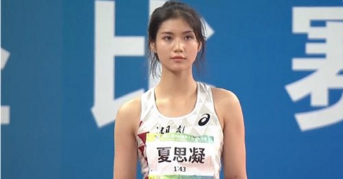 ◤中国全运会◢赛道上的美女中国网友热议她