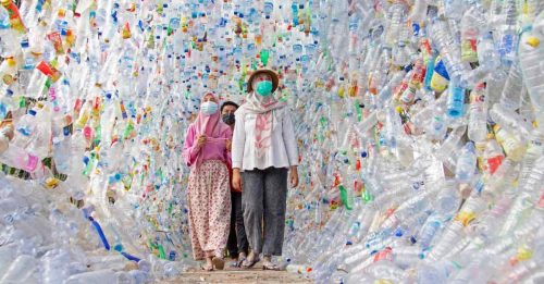 印尼“塑料”博物馆 凸显污染危害