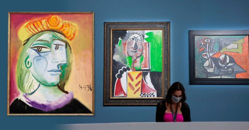 毕加索11件作品赌城拍卖 情妇画像最抢手