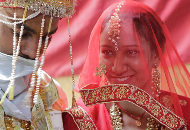 印度婚礼。