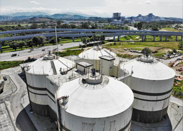 实康子公司获颁2085万令吉的污水处理合约；图为该公司位于雪州冷岳中央污水厂。