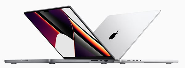 ▲新MacBook Pro分别供有14寸及16寸版本，搭载MiniLED荧幕。