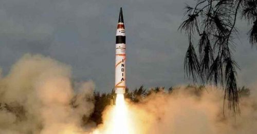 印度试射弹道导弹 射程可达中国大部分城市