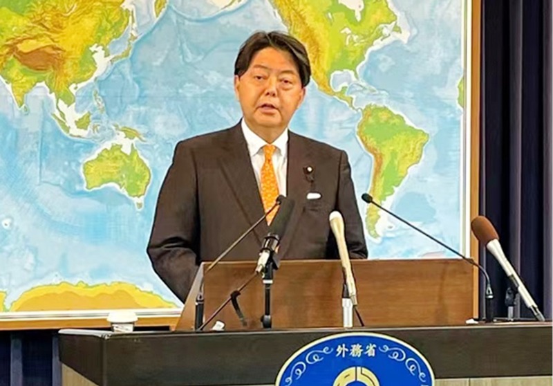 日本外务大臣林芳正。