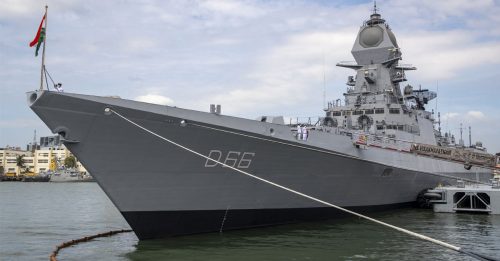 印度最强国造战舰服役 具匿踪性可应付核生化战