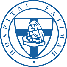 由天主教医疗团体在怡保设立的Hospital Fatimah，标志中间有一个十字架。