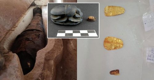 两具口含金舌遗骸出土 距今至少2500年