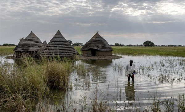 南苏丹遭遇60年来最严重的洪灾。