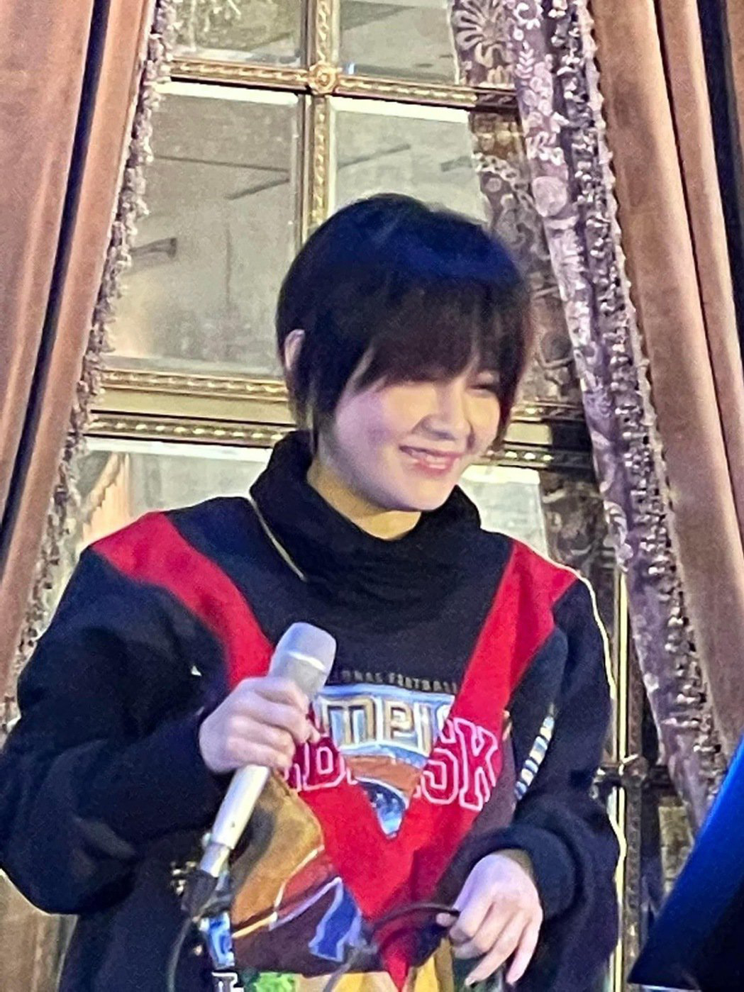 范晓萱在现场演出。