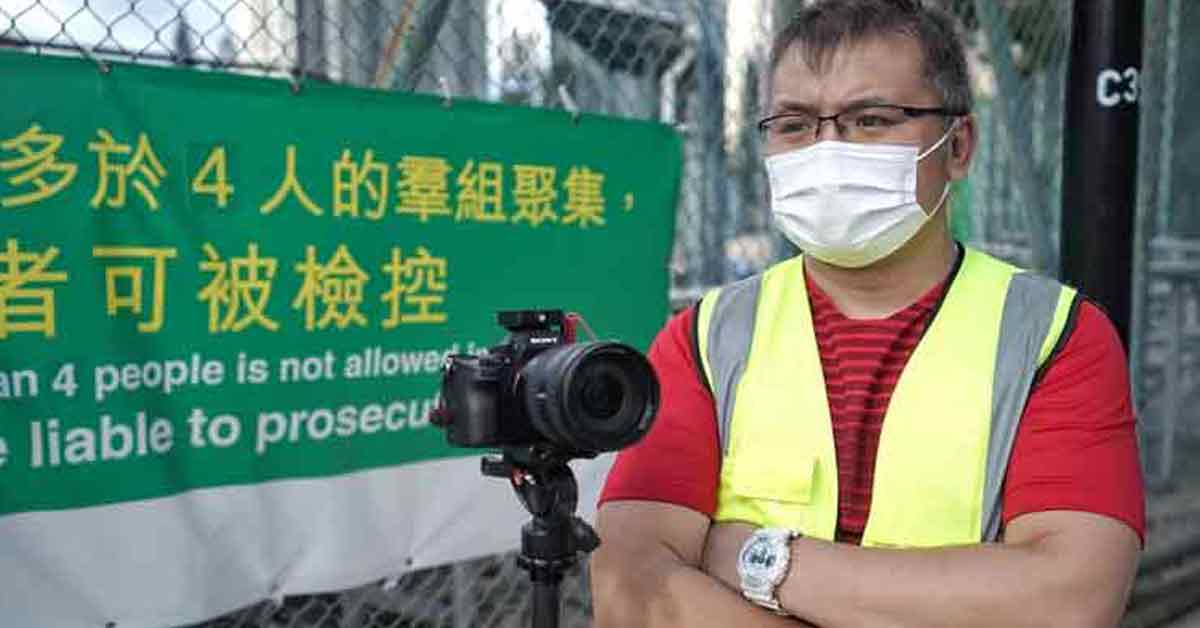 任职立场新闻的陈朗升（图）也是香港记者协会主席。

