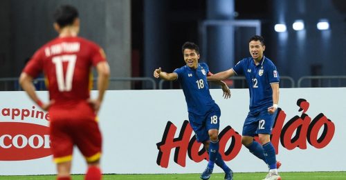 ◤铃木杯◢半决赛首回合 泰国2比0挫越南