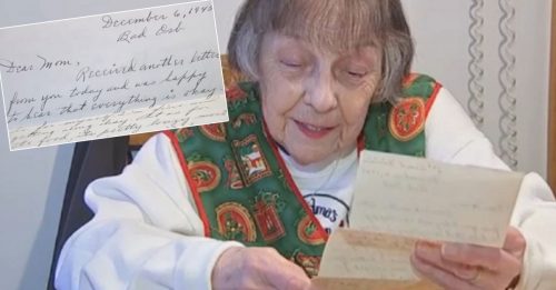 二战美军写给母亲的信 76年后终于送达