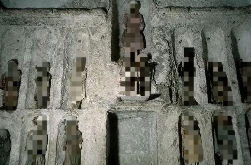 制糖厂地下发现的部分儿童遗骸。