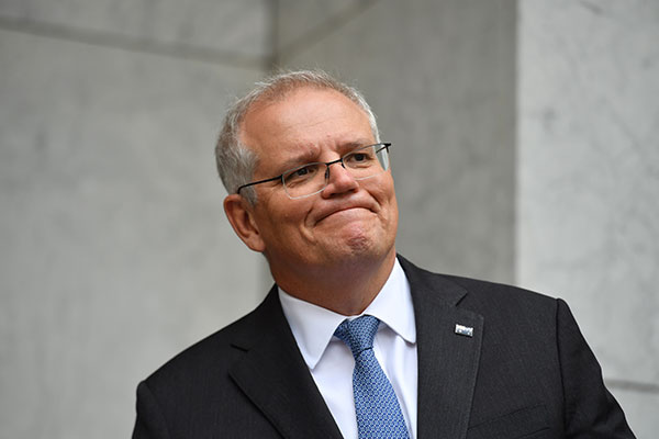 澳洲总理莫里森。 （欧新社）