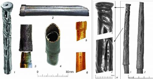 北高加索古墓出土 5500年前金属吸管