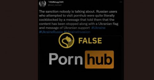 PornHub制裁俄罗斯？实测结果曝光