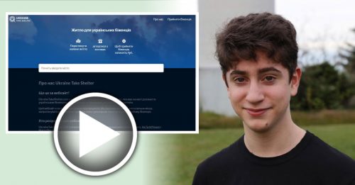 哈佛男大生熬夜3天设网站 为乌克兰难民找住宿