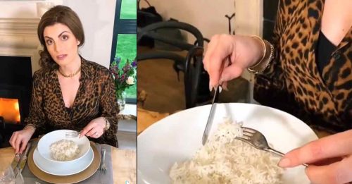 用刀叉吃白米饭 英国礼仪师教得很认真！