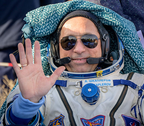 俄罗斯宇航员希卡普罗夫。（法新社）