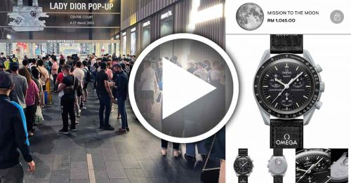 ◤抢购手表◢ Swatch版Omega明早发售 公众今天就排队