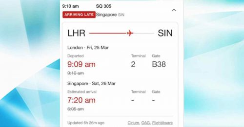 新航伦敦飞新加坡客机 起飞不久  引擎震动折返