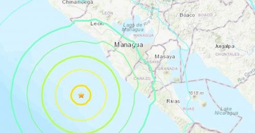 尼加拉瓜近海6.8级地震