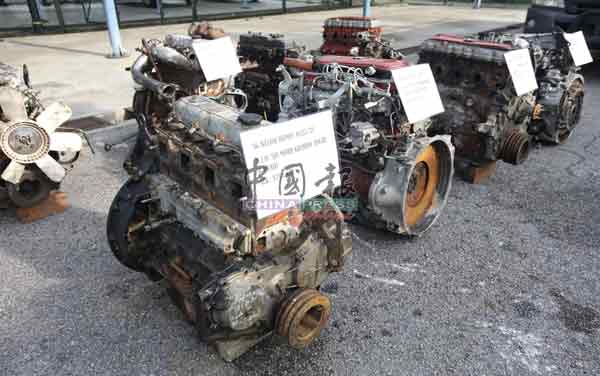 有关偷罗厘集团把罗厘引擎拆除后转售牟利。