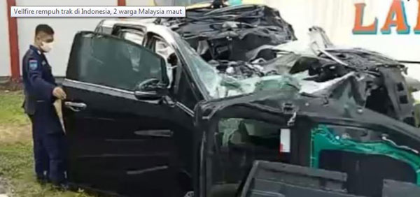 大马籍夫妻在印尼车祸毙命。