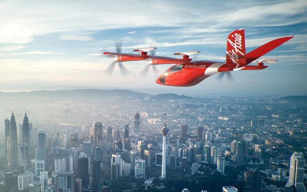 亚航推出的吉隆坡市中心往返吉隆坡国际机场的空中德士服务,有望将1小时车程缩减至17分钟。