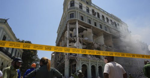 天然气泄漏 古巴酒店大爆炸 22死74伤