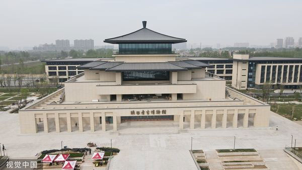 陕西考古博物馆档案照。