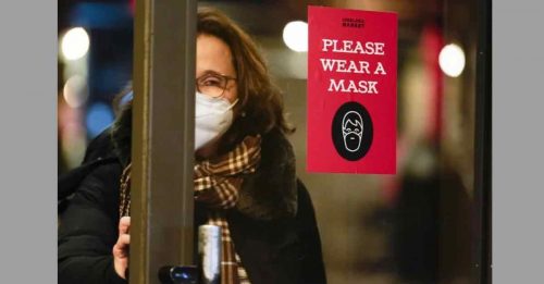 ◤全球大流行◢ 纽约建议居民 室内公共场所再戴上口罩