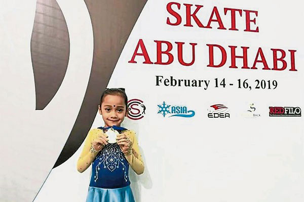 大马7岁小将丝丽阿比拉美赢得5枚金牌，扬威西亚。