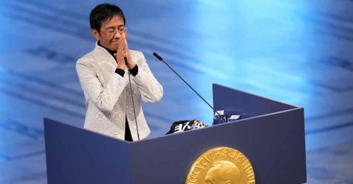 和平奖得主控社群平台 不实资讯妨害民主