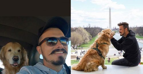 男带狗自驾游 5年游17国 快到终点却车祸双亡