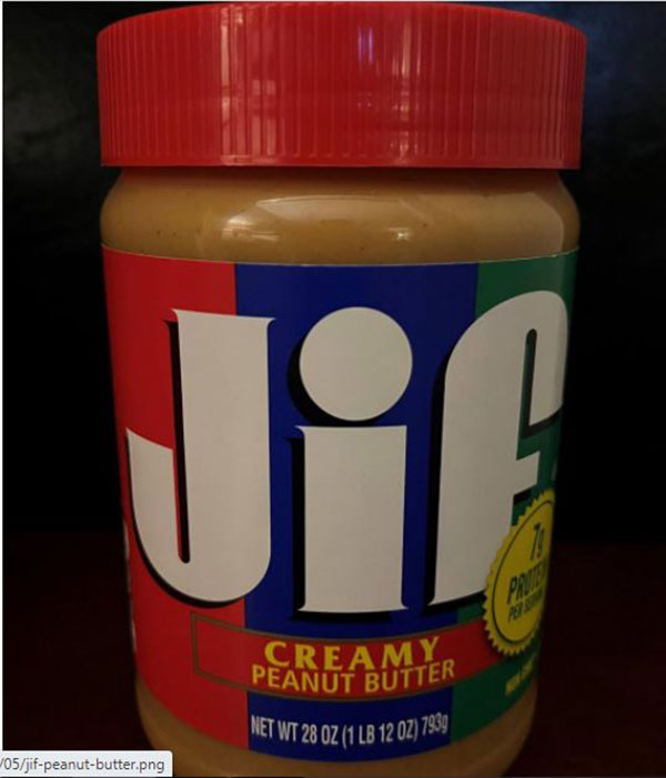 卫生部促请进口公司，从市场上撤回受沙门氏菌污染的美国品牌花生酱“Jif”。