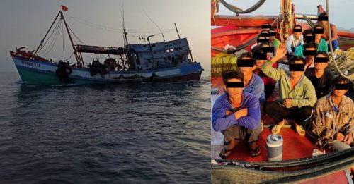 20越南漁民非法捕魚被截查 水警充公300萬魚獲及柴油