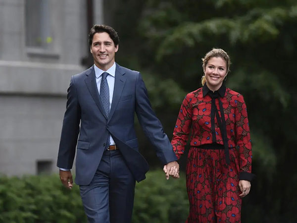 加拿大总理特鲁多和夫人苏菲。