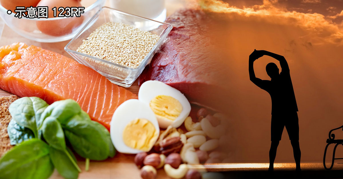均衡饮食,运动