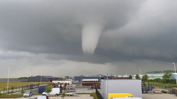 荷兰, Netherlands, 济里克泽, Zierikzee, 龙卷风, Tornado